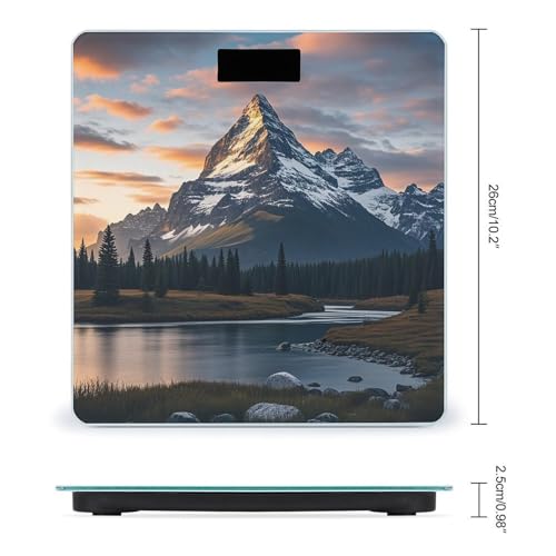 Báscula Digital de Baño Mount at Sunset con Plataforma Ancha miniatura 2