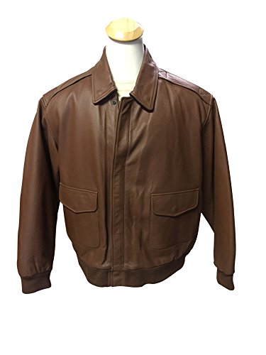 2X A-2 Military Flight Jacket Big and Tall by Excelled Cognac