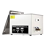CREWORKS Ultrasonic Cleaner with Heater and Timer, 15L Digital Sonic Cavitation Machine, 360W Stainless Steel Jewelry Cleaner for Professional Tool Watch Glasses Retainer Denture Parts Cleaning