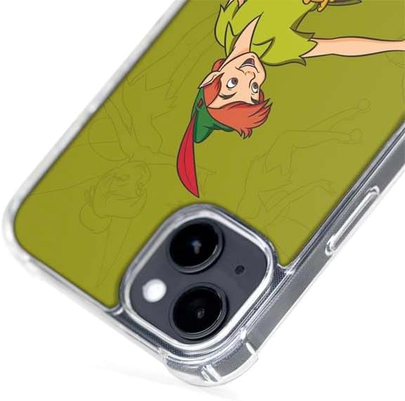 Miniatura 3 de Skinit Phone Case Compatible with MagSafe iPhone 14 Plus - Officially Licensed Disney Peter Pan and Tinker Bell Portrait Design