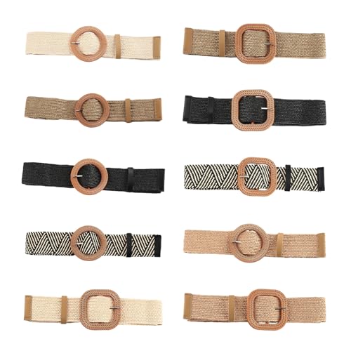 Fashion Braided Belt For Women Teens Waiststrap Simple Wide Belt Decorative Waistband For Vacation Beach4