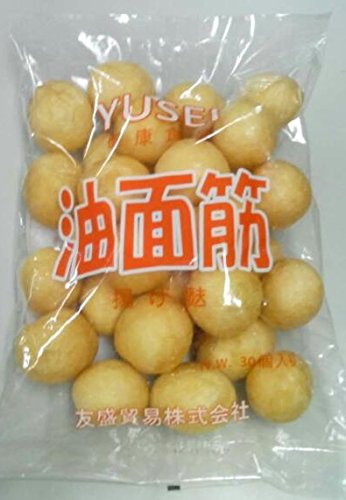 横浜中華街　油麺筋球（油面筋）麩の油揚げ、３０個/袋、肉詰め料理、炒めもの、スープなど、中華料理によく使います♪ - 東方新世代　横浜中華街 - 商品画像