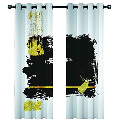 Rideaux occultants 100% polyester isolant thermique phonique graffiti 200x214 - 5