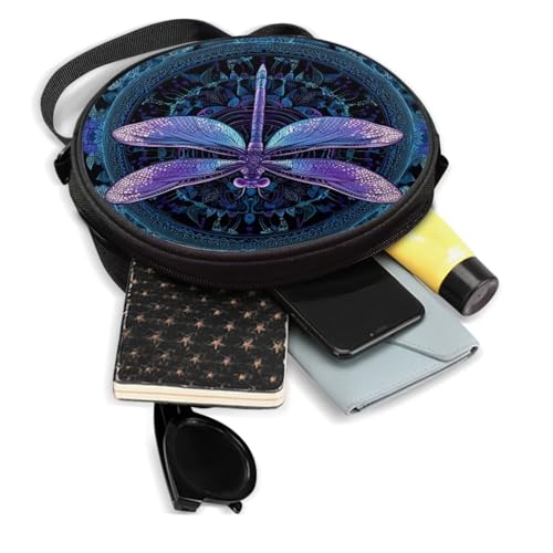 Image of Women Novelty Round Clock Shape Zippered Clock Purses for Women Tote Handbag Shoulder Bag, Gift for Mom Girlfriend