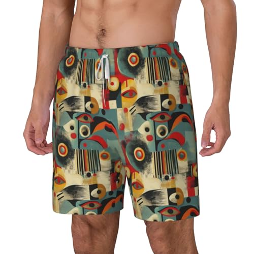 Traje de baño con estampado para hombre transpirable ropa de playa 2