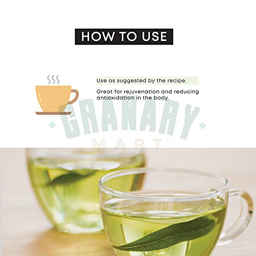 Organic Indian Orthodox Green Leaf Tea By Granary Mart – Antioxidant-Rich – Refreshing Flavor– Full Leaf Tea - Gmo/Additives Free – Affordable Rates - 33 Lbs Full Leaf Tea Bulk Bag #TOP5
