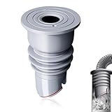 Vielseitig einsetzbar, vielseitige Funktionalität: Geeignet für verschiedene Abflussanwendungen wie Waschmaschinen, Ausgussbecken und Wasserfilter. Es kann auch an das Rücklaufwasserrohr eines Wasserfilters angeschlossen werden und ist somit ein praktisches Zubehör für die Abwasserentsorgung in Küche und Bad.