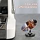 Schwarz Espresso-Shot-Spiegel, 65mm Espresso Spiegel aus Edelstahl, 360° Drehbarer Kaffeebeobachtungsspiegel, Magnetisch Kaffee-Reflexionsspiegel, für Bar Café Büro Zuhause Barista