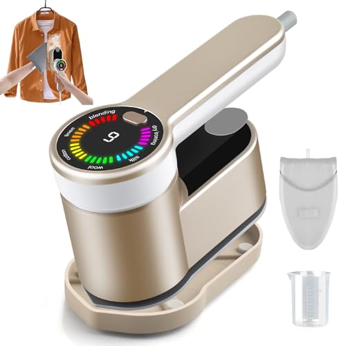 Plancha de Vapor Vertical 2 in 1 Ropa Ferro Viaje Steamer for Clothes Portatil Vaporizador Portátil Profesional Engomar Vaporeta Steam Iron Camisas Mano Planchado 1200W Rotativa + Guante Planchado