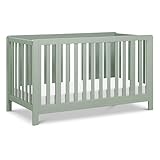 Carter's by DaVinci Colby Grow 6-in-1 Convertible Crib - Portable Bassinet, Full-Size Baby Crib w/Removable Wheels, Toddler Bed, Junior, Full-Size Bed, GREENGUARD Gold Certified, 4 Adjustable Heights
