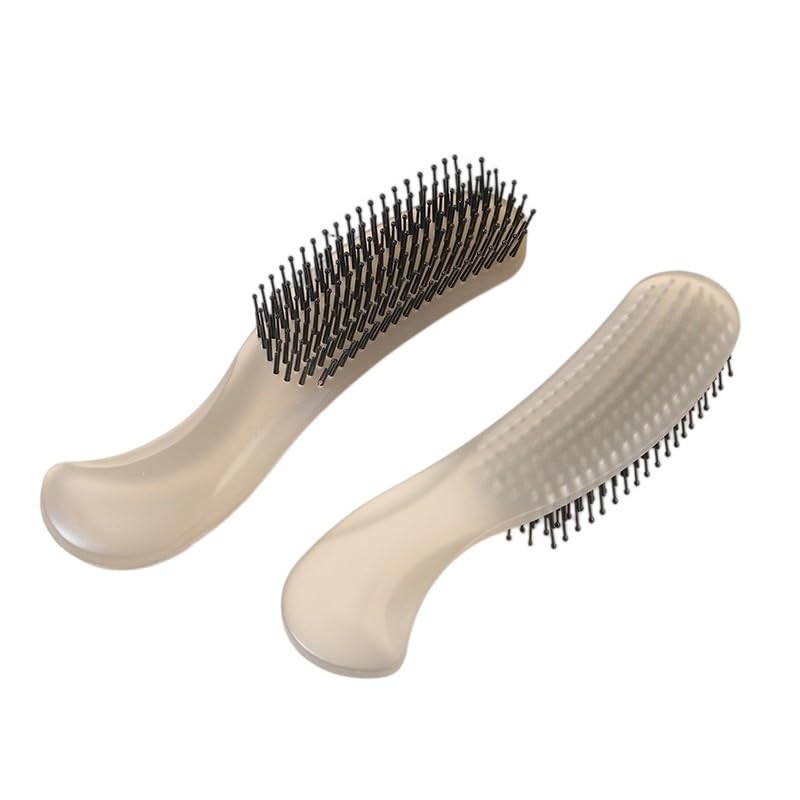 Curved Shaped Self Drying Comb Purpose Styling Portable Hairbrush
