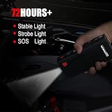 GOOLOO Jump Starter, 1200A Portable Jump Starter Box - Car Battery Booster Pack for up to 7.0L Gas and 5.5L Diesel Engine, SuperSafe 12V Auto Battery Jump Starter with Quick Charge Ports - 5