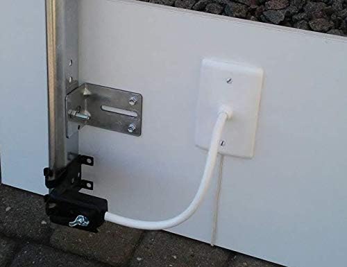 Premium Garage Door Sensor Wire Cover Protector Kit. Includes 3 covers, Tube, and all hardware needed. Fits Chamberlain / LiftMaster / Craftsman / Genie image 3