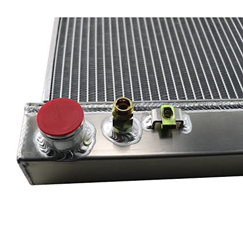 Ozcoolingparts 3 Row Aluminum Radiator + 2 X 12" Fan W/Shroud + Relay For 1988-1999 Chevy Gmc C/K/P/R/V Series 1500 2500 3500 Pickup Suburban Blazer 4.3 5.0 5.7, V8 (3 Row Radiator) #TOP5