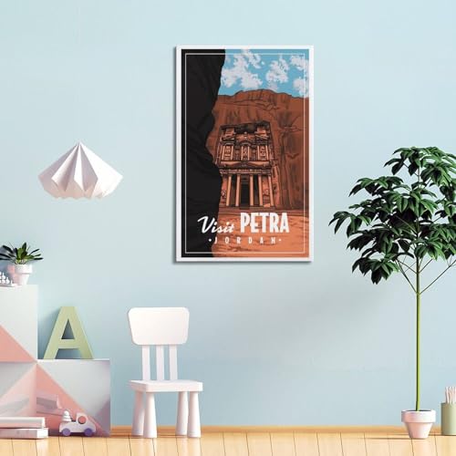 Toile Petra Jordan déco murale rétro pour transformer un mur vide