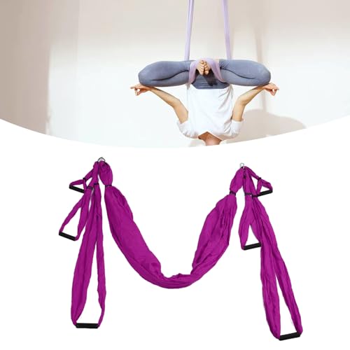 Aerial Yoga Hängematte, Yoga Schaukel Rutschfest Aerial yogatuch zum aufhängen Anti-Schwerkraft Yogas Pilates Aerial Yogas Swing Air Fliegen, Yoga Bein Stretcher Fitness