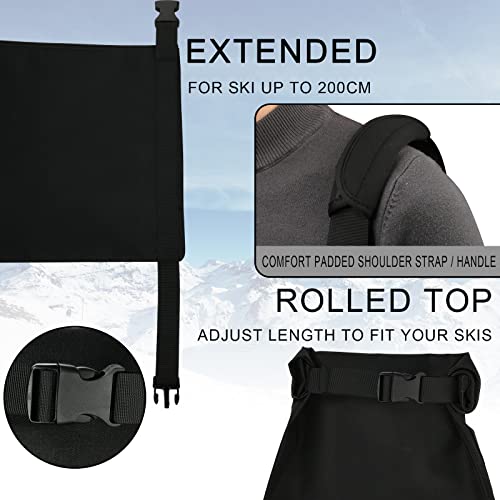 image for Cosmos Ski Bag Adjustable Length Skiing Travel Carry Ski Bag Snowboard