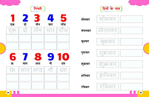 Image of GIKSO Sulekh Manika - 1 Hindi Handwriting Practice Workbook for 5-7 Years Old Kids - Reprinted 2025
