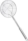 Wire Kitchen Skimmer Spider Strainer Stainless Steel food colander Slotted Ladle Scoop For Pasta Deep Frying Chips