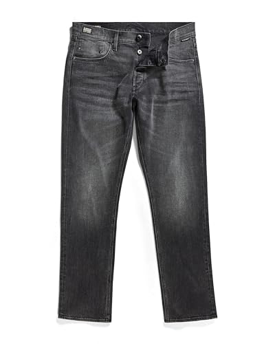 G-STAR Mosa Straight Jeans Uomo, Nero (Worn In Black Moon D23692-B479-G108), 40W / 32L - 6