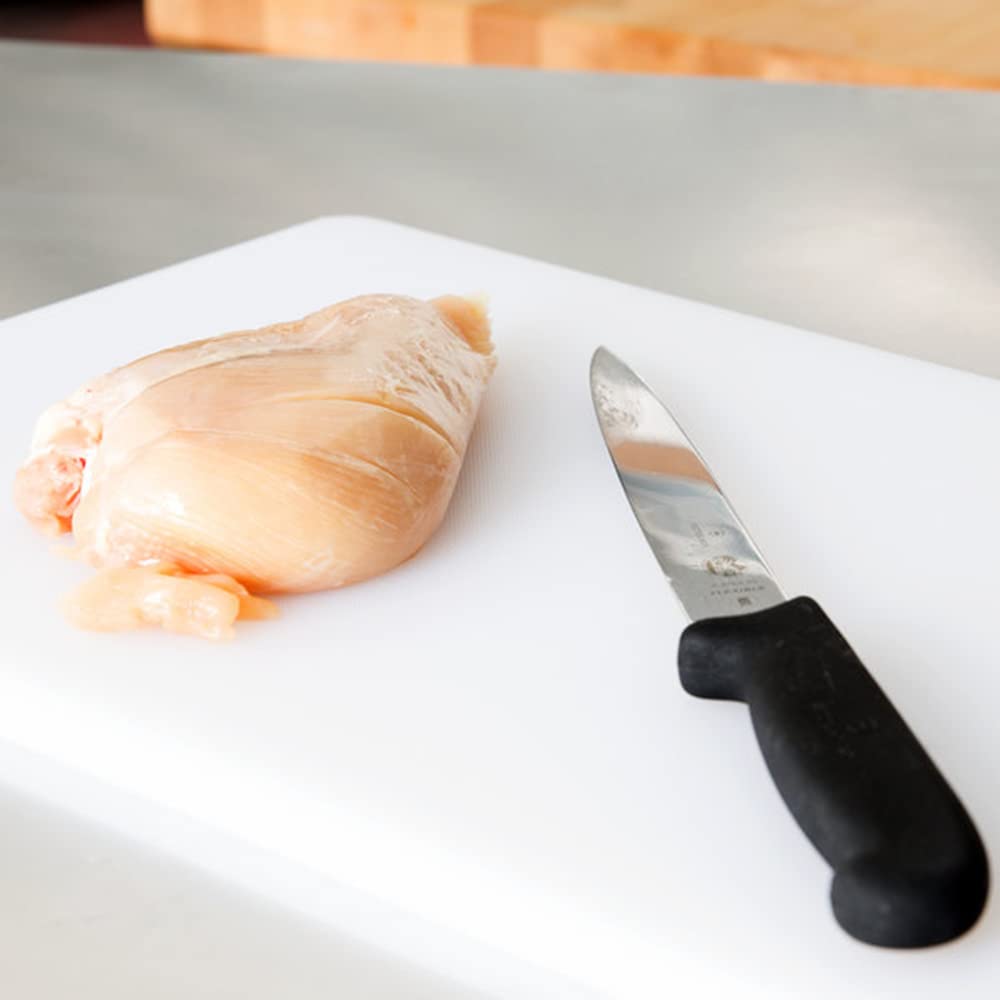 Image secondaire de Victorinox Fibrox Couteau de Cuisine, Couteau à Fileter, Lame de 20 Cm, Acier Inoxydable, Noir, Standard