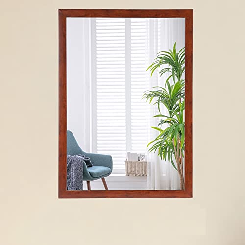 Miroir salle de bain en bois idéal pour l'entrée du salon