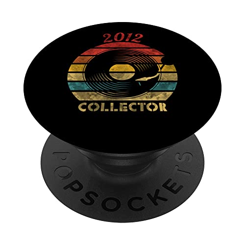 2012 Vinyl Collector Retro Record Vintage Music PopSockets PopGrip Interchangeable
