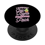 i support gay rights because i'm not a prick kawaii cactus popsockets popgrip intercambiabile