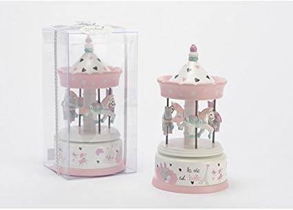 Amadeus Les Petits Carrousel Musical Bebe Rose Amazon Fr Jeux Et Jouets