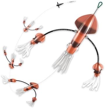 Flippy Floppy Thing Fishing Daisy Chain Tuna & Marlin Magnet by Squidnation (Natural & Natural)