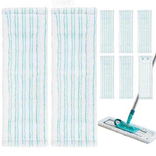 SXUUXB 8 Housses de Rechange pour Leifheit Profi XL Micro Duo/Profi XL Cotton Plus. Housses en Microfibre compatibles Tous sols, revêtements de Remplacement pour Balai de Sol