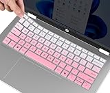 Keyboard Cover Skin for HP OmniBook 5 Next Gen AI PC 14 14-he Series 14-he0017nr 14-he0099nr 14-he0037nr, OmniBook 5 Flip 14-fp0057nr 14-fp0023dx 14-fp0750ng 14-fp0950nd 14-fp0765ng Skin, Ombre Pink