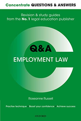 Concentrate Questions and Answers Employment Law: Law Q&A Revision and Study Guide (Concentrate Ques livre En ligne