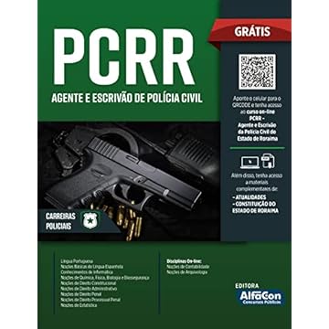 Capa do livro Agente e Escrivão de Polícia Civil de Roraima PC RR