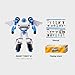 New TOBOT, Smart TOBOT W, Youngtoys Transforming Collectible Vehicle to Robot, Heroes Animation Character Toys for Kids 4 and up Transform Toys Cars, Medium Size 6-inch