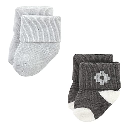 Image of Hudson Baby Baby 8-pack Cotton Rich Newborn and Terry Socks
