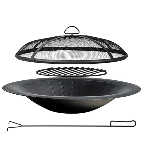 OutVue 35 inch Steel Fire Bowl for DIY or Replacement