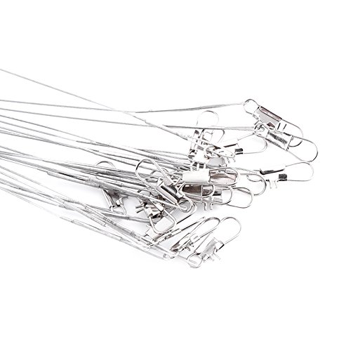 Fishing Wire Leader, 60 piezas, acero inoxidable miniatura 4