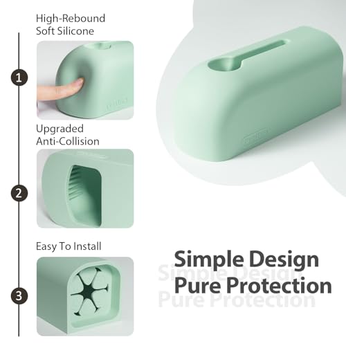Image of Silicone Bathtub Spout Cover, Faucet Protector for Kids, Bath Spout Guard for Baby Safety, Soft Silicone Tub Faucet Cover, Water Spout Cover for Child Safety, Universal Fit (Aqua)