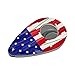 Xikar Xi2 Cigar Cutter Turano Flag Series, Spring-Loaded Double Guillotine Action, 440 Stainless Steel Blades with Rockwell C Rating of 57, USA Flag