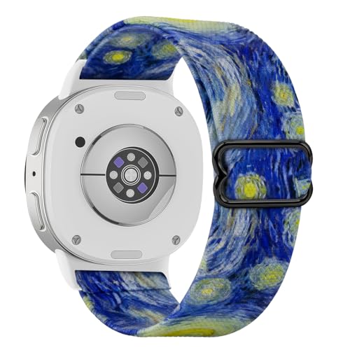 HAYONLIY �L�k���o���h Samsung Galaxy Watch 8 �o���h 40mm 44mm/Galaxy Watch 8 Classic 46mm�ɑΉ� ���킢���L�k���i�C���� ���߉\�Ȍ����p�X�g���b�v ���f�B�[�X �����Y