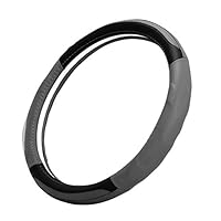 Coprivolante In Lino Per Auto - Anti-Scivolo, Assorbente, Per Volanti Da 37 A 38.25 Cm, Stile Etnico - Foto 6