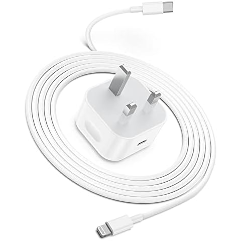 iPhone Fast Charger Cable and Plug, [MFi Certified] iPhone 13 Charger Cable 2m with 20W USB C Charger Plug for Apple iPhone 13 13 Pro 13 Pro Max 12 12 Pro 12 Pro Max 11 X XS XR 8 Plus, iPad Cover
