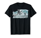 Astronauta Moon Landing Space Lunar Lander Rover Camiseta