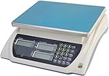 Electronic Scales 3kg/0.1g Counting Scale Stainless Steel Industrial Scales Food Weighing Scale LCD Display for Retail Outlet Store Express Weighing (3kg/0.1g)
