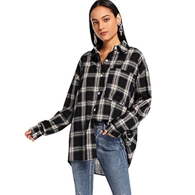 womens flannel tunic dress