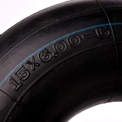 (2-Pack) AR-PRO 15x6.00-6" Inner Tubes with TR-13 Straight Valve Stem - Replacement Lawn Mower Tire Tubes with TR13 Straight Valve Stem - Suitable for Yard Tractors, Wheelbarrows, ATVs, and More - 3