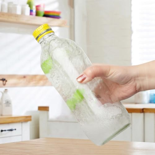 6 Stück Beans Bottle Cleaning Sponge, Schwamm Reinigungsbürste, Schwamm Flaschenreiniger Bohnen,Küchenschwämme in Erbsenform, Magic Beans Flaschenreiniger Schwamm für die Innenreinigung von Flaschen