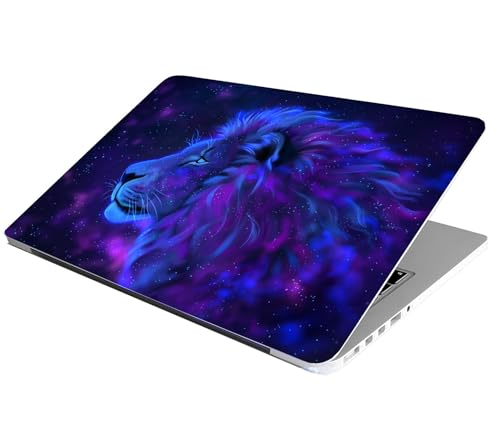 Image of Laptop Skin Stickers HD Quality Sticker for Laptops Upto 15.6 inch (Dustproof|Waterproof|Scratchproof|Reusable) - BL LION1