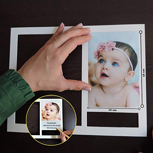 Miniatura 5 de Piti Cot Marco Huellas Bebé Letras Números Y Soporte Para Pulsera De Nacimiento Kit Para Huella De Pie E Manos Regalos Para Bebès Recien Nacidos Bautizo Niño Y Niña Decoracion Habitacion